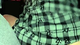 I watch my stepsister ride cowgirl on the car amazingly