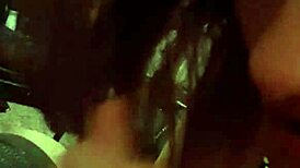 eefah gets her cock sucked hard by harmony sky in interracial milf blowjob!