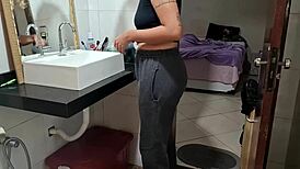 Catching the Maid in the Bathroom