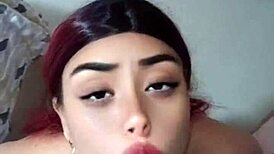 Colombian Amateur Gets Facial Cumshot After Intense Anal Creampie