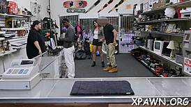 dilettante gets rough fucking in the back room