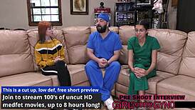 Yo, check Ditria Rose getting her first gyno exam up close!