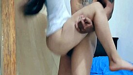 Small Colombian Model Shows Off Her Skills Seductively