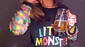 Bonneyuwu - 15 08 Pijama Masturbacion Dildo Y Peluche