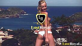 I fucked lilou sou's small tits slut hard on the table