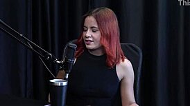 bruna ferrari reveals anal fetish in sheer red lingerie interview