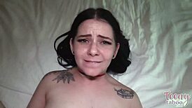 brunette lily thot lets mature seth brogan cum in her ass, and it's so intense