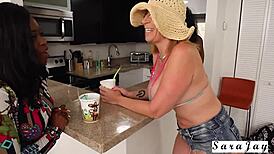 Anisa And Harmonie Marquis Engage In Wet Pussy Sex