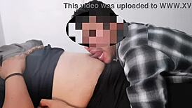 she licks that belly button so good