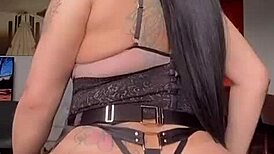 Fernanda Sallimeny, stunning French transsexual, shines in real action.