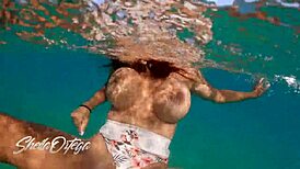 Pornstar sheila ortega sucking and fucking underwater while snorkeling in pool spanish blowjob beach outdoor latina public amateurs