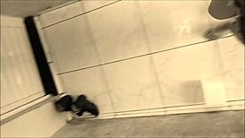 Stepsister causes erection with shaved pussy tease