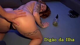 i massaged malu paz's oiled redhead body while she teased with big ass