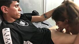 I’m banging without a condom with the horniest stepbrother at home.