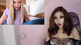 The perfect big-tit girlfriend shares the bed with her companion for intense fun