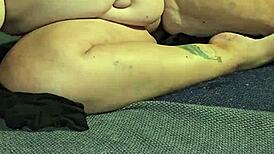 orgasm and cumming on my foot after intense fisting