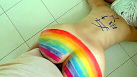 I fucked my mother-in-law's tight ass and finished with anal