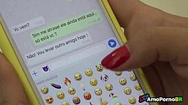 trai meu marido com dois caras