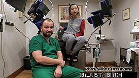 Kalani Luana's breasts get blasted with cum in POV version.