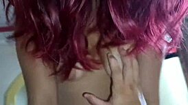 Mexican teen rides tight pussy with big natural tits intensely