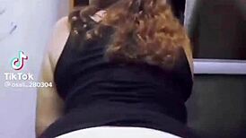 the coroa with BIG ASS and PANTY MARKING walks like a PROSTITUTE