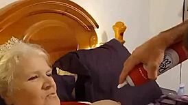 Jerry Sucks Whip Cream Off Milf's Big Tits And Eats Pussy To Orgasm