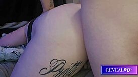 Curvy babes in kinky anal dildo action