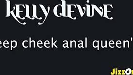 Kelly Devine Impales Herself On Phat Monster Black Cock!!