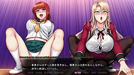 Natsumi and Reika Feel Intense Pleasure Riding Dildo in Cosplay.