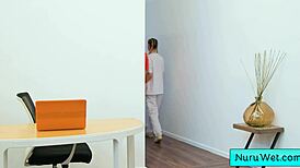 Sexy Teen 18+ Masseuse Delilah Day Covers Naked Body In Nuru Gel And Rubs Against Client Anthony Pierce