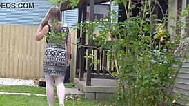 Wife comes home soaked and ready for fucking!