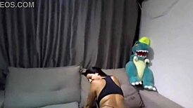 Wife of My Friend Rides Cock After He Leaves