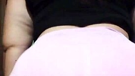 the coroa with BIG ASS and PANTY MARKING walks like a PROSTITUTE