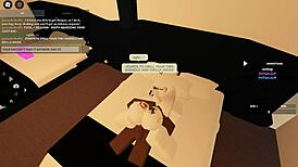 145 roblox porn blacked with cum on tits, ass, blowjob, assfucking, anal, riding