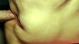 She has a nice fat pussy that gets close-up views during sex with toys, handjob, assfucking, and double penetration.