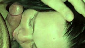 Deep Throat A Big Cock With Intense Action