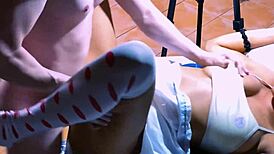 La Estudiante Seduce Al Profesor Y Se Lo Folla En Su Casa Mientras Sus Padres No Están