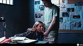 detective agatha vega face fucked while time frozen