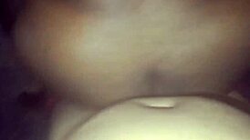 This sexy Brazilian ebony whore gives her ass at the party and has an anal orgasm