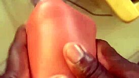 Sneak Peak Of Bbc Toy Penetrating White Pussy!