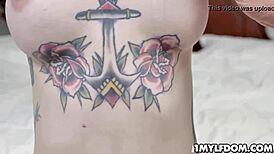 rocky emersons gets her pussy stuffed full of man meat in spreadeagle position!