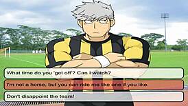 after soccer, they jerk cocks and blowjob ass fucking in game animations 😏