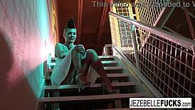 jezebelle bond milf teases with big tits in lingerie