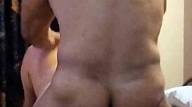 Mexican Wife Moans Loudly During Double Penetration