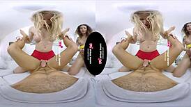 Guy Pays Two Shemales To Fuck Him