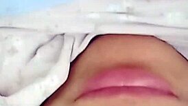 mature latina brunette with big tits gets close-up fucking from young follower