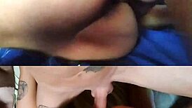 Emotional Compilation Of My Narrow Ass Being Licked And Fucked By Husband's Big Cock, Clothes Ripped, Pierced Nipples Gaping