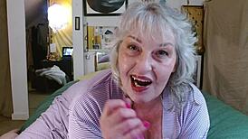 bedtime romp with sweet mature pawg dawnskye1962 using dildo