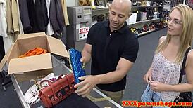 Pawning Amateur Ballsucking Before Doggystyle Fucking!