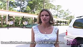 She Reveals Her Natural Tits Outdoors in Public Tampa Florida Settings.
